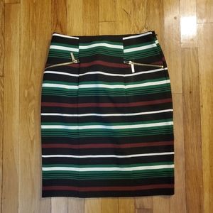 Michael Kors Striped Skirt